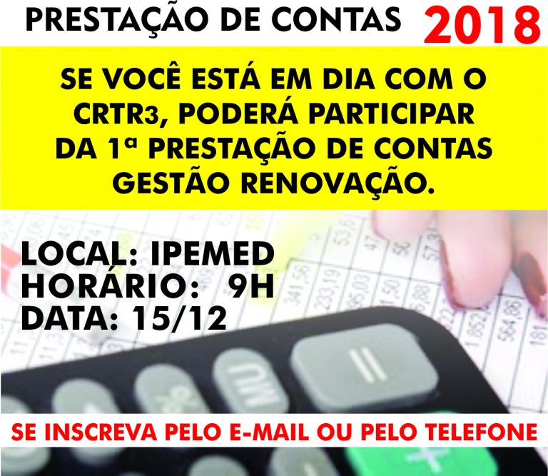 PRESTAÇÃO DE CONTAS 2018