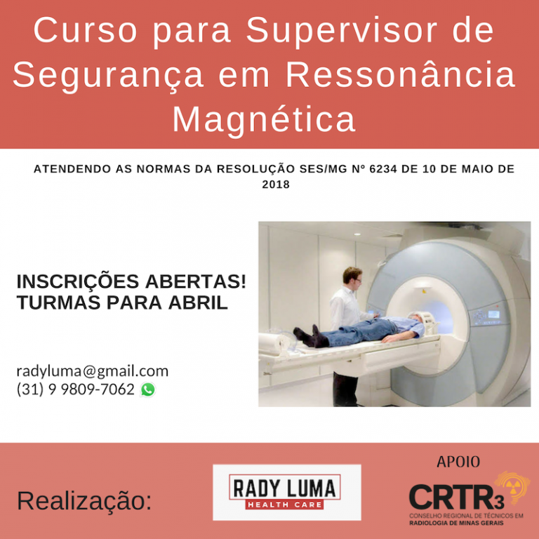 CURSO DE SUPERVISOR EM RESSONÂNCIA MAGNÉTICA