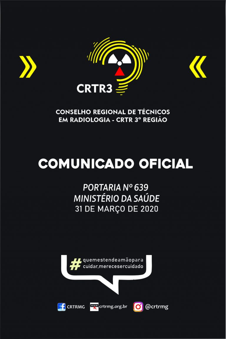 CARTILHA PORTARIA 639 – MINISTÉRIO DA SAÚDE/CRTR3