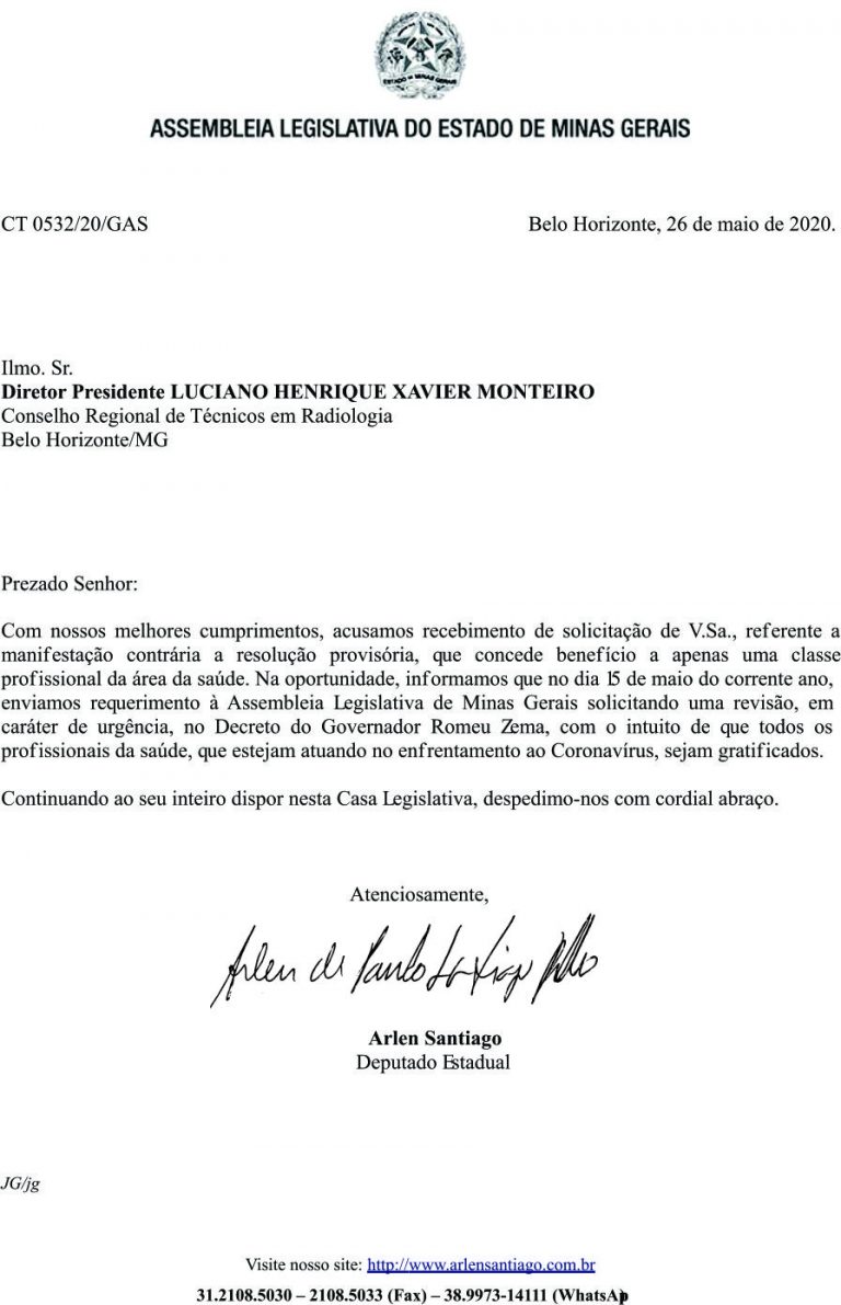 Juntos seguimos construindo uma história, um legado da Radiologia em Minas Gerais
