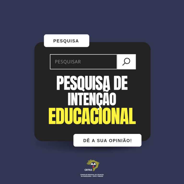 Pesquisa de Intenção Educacional – Radiologia Mineira