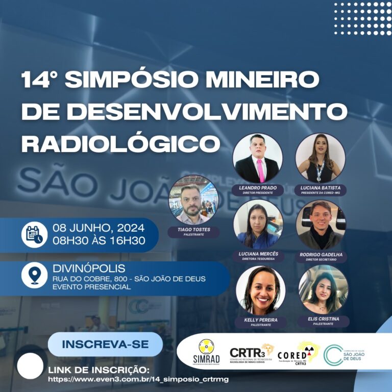 14° Simpósio Mineiro de Desenvolvimento Radiológico em Divinópolis