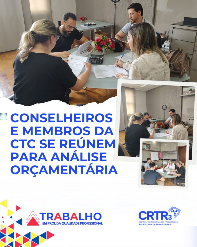 Conselheiros e Membros da CTC se reúnem para análise orçamentária Conselheiros e Membros da CTC se reúnem para análise orçamentária