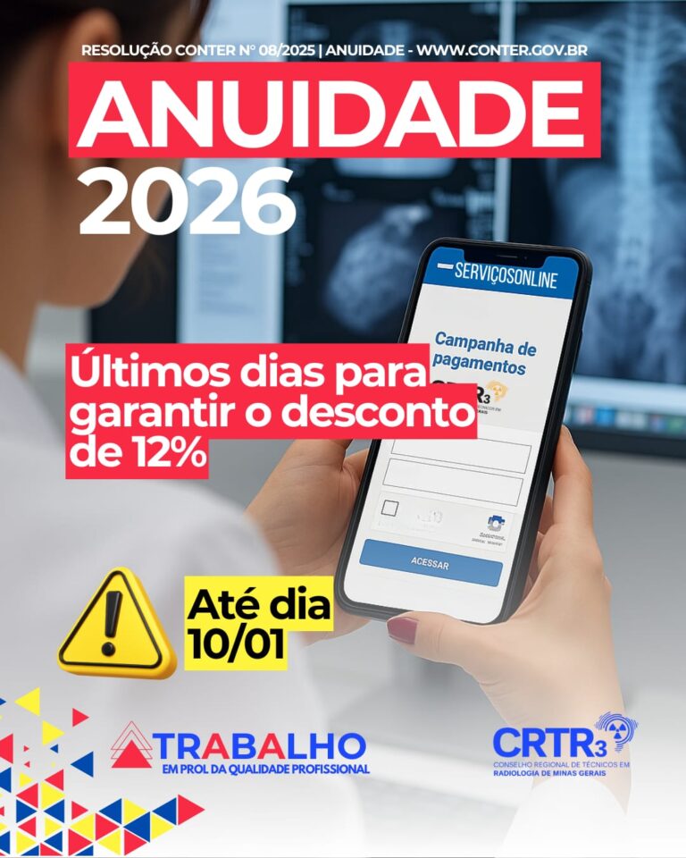 Atenção, profissionais da Radiologia!