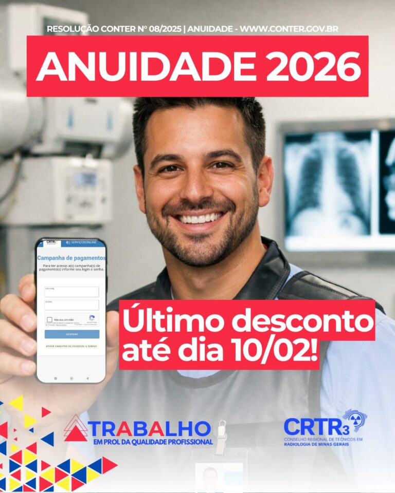 Último desconto da Anuidade 2026 – Emissão 100% virtual