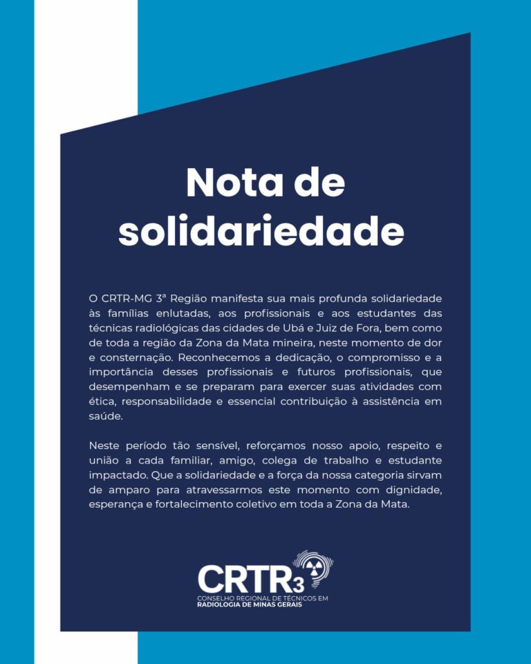 Nota de solidariedade