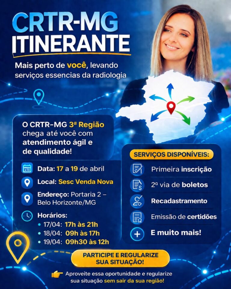 CRTR-MG ITINERANTE CHEGANDO ATÉ VOCÊ!