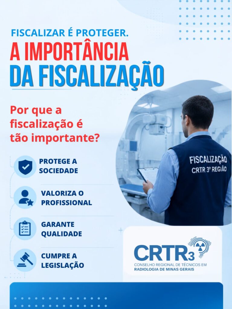 Fiscalizar é proteger vidas, fortalecer a profissão e garantir a qualidade dos serviços prestados à sociedade.
