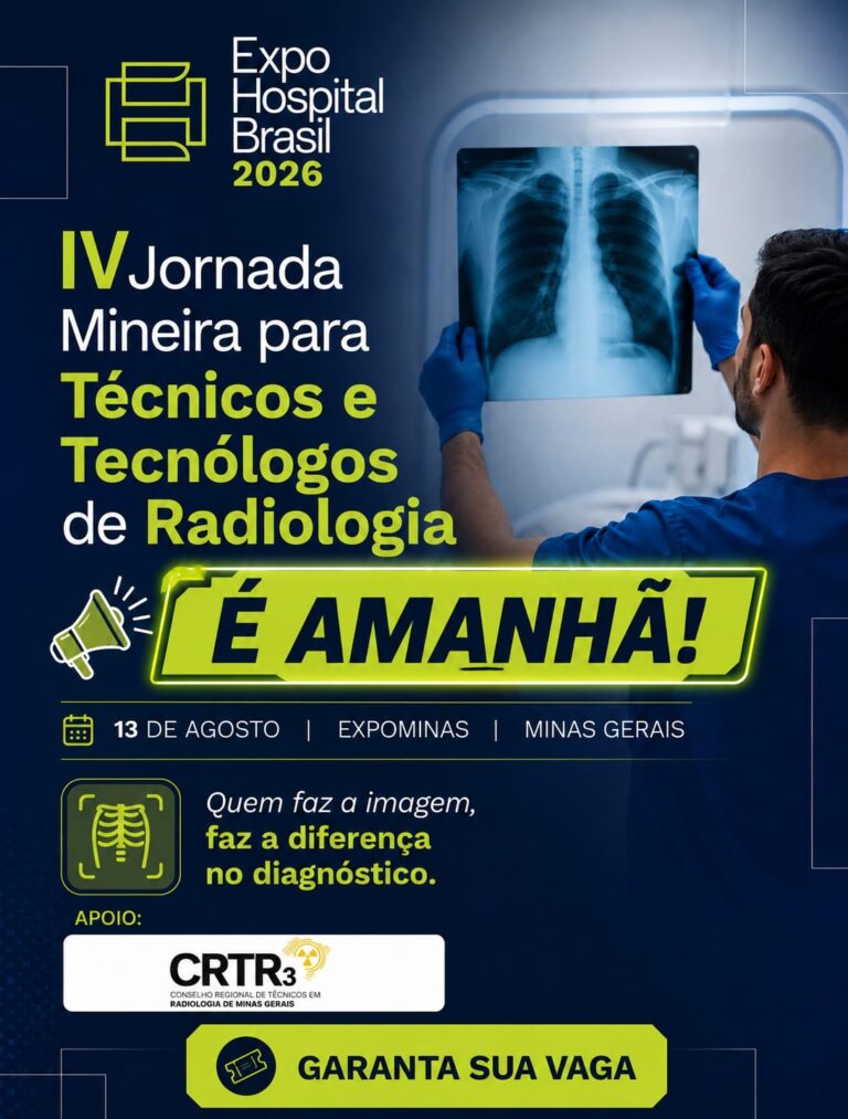Aprimore seus conhecimentos na IV Jornada de Técnicos e Tecnólogos em Radiologia!